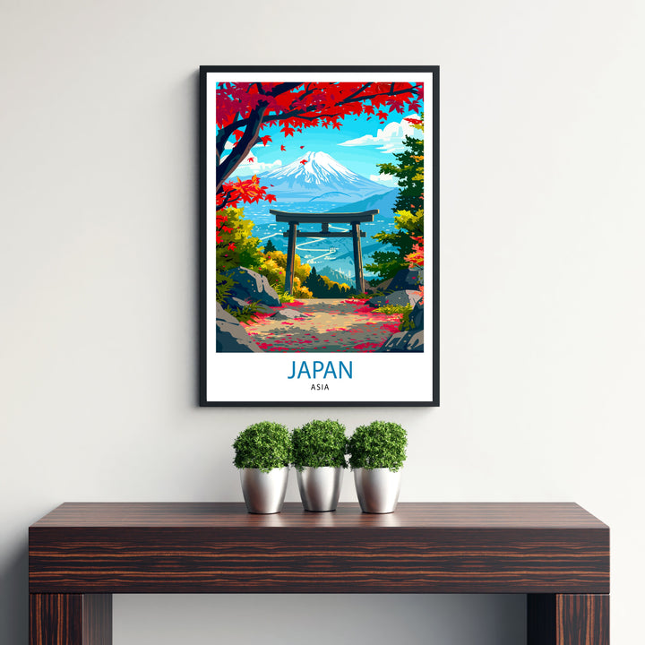 Japan Asia Travel Poster