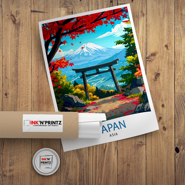 Japan Asia Travel Print Wall Decor Wall Art Japan Wall Hanging Home Décor Japan Gift Art Lovers Asia Art Lover Gift Print