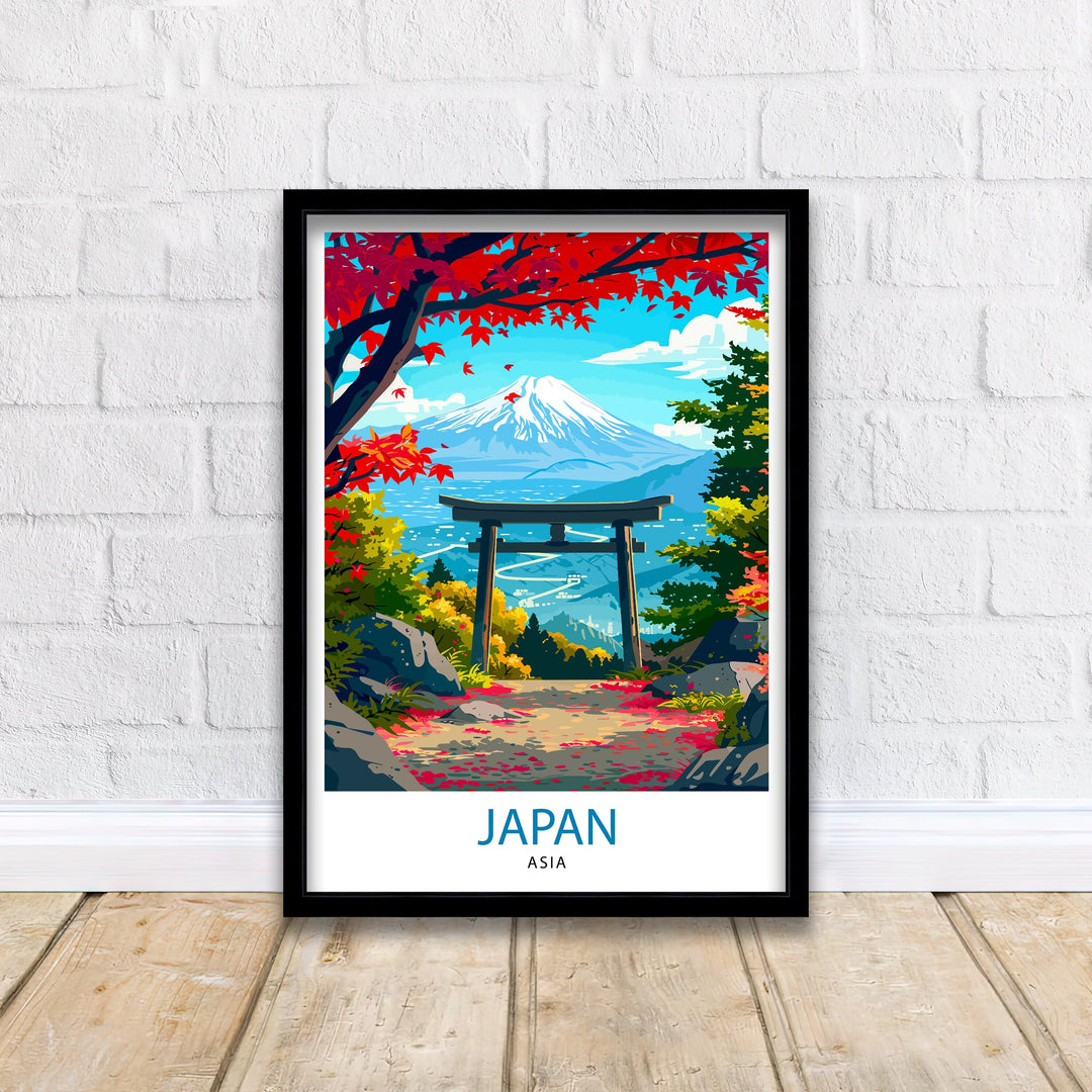 Japan Asia Travel Print Wall Decor Wall Art Japan Wall Hanging Home Décor Japan Gift Art Lovers Asia Art Lover Gift Print