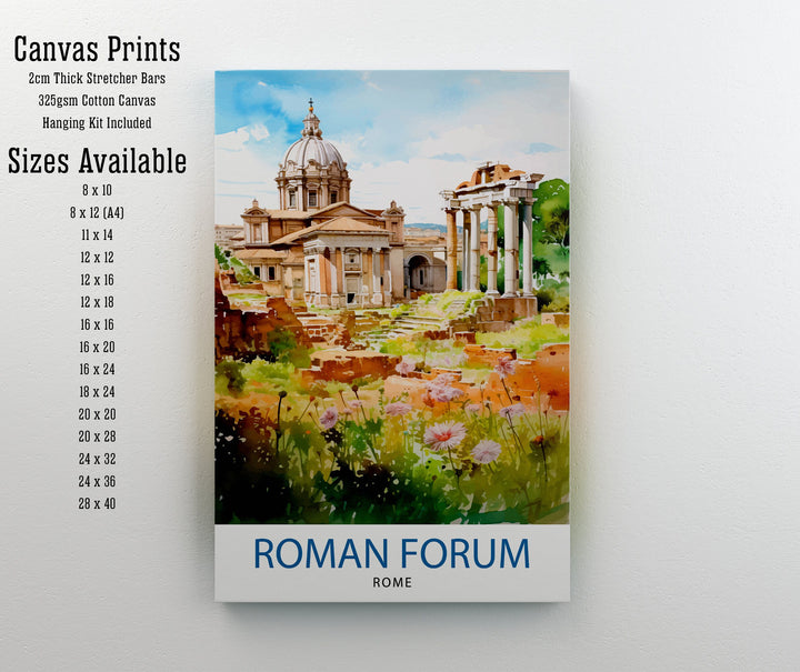 Palatine Hill Rome Italy Travel Print Wall Decor Wall Art Palatine Hill Wall Hanging Home Décor Palatine Hill Gift Art Lovers Italy Art