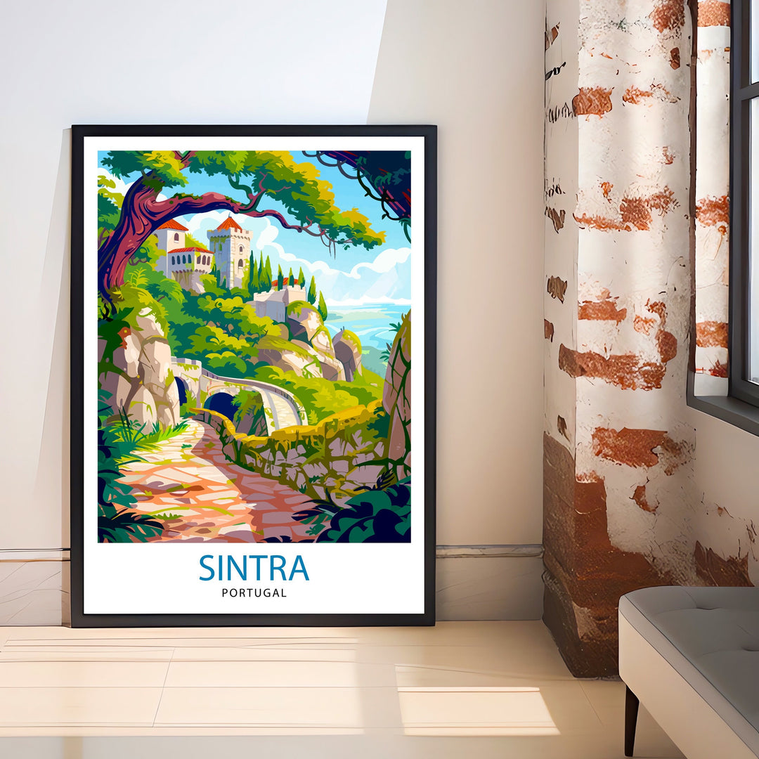 Sintra Portugal Print Sintra Wall Decor Sintra Poster Sintra Art Print Sintra Wall Art Gift for Sintra Travel Sintra Home Decor