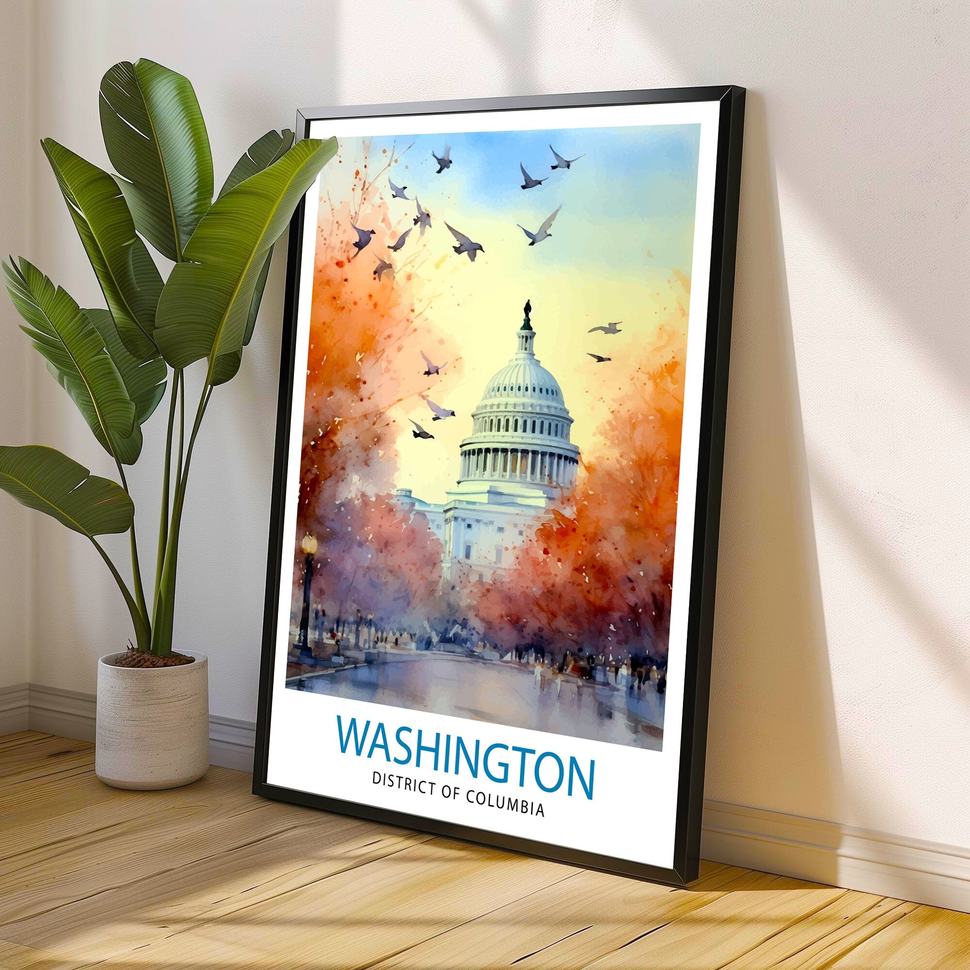 Washington DC Travel Poster