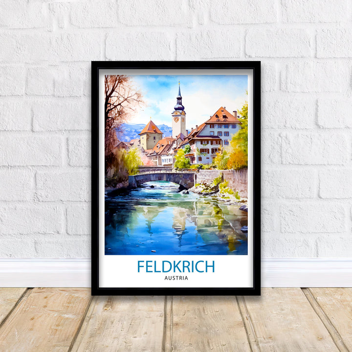 Feldkirch Austria Travel Poster