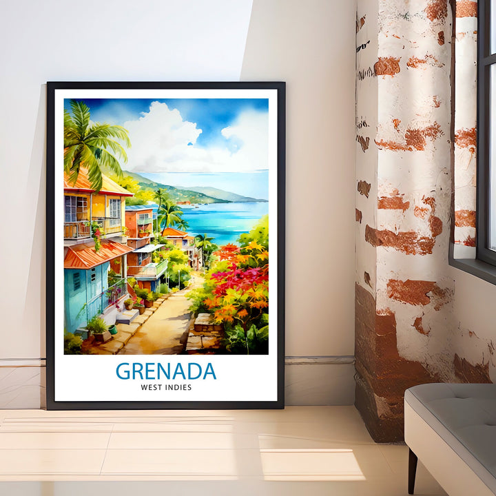 Grenada Caribbean Poster Grenada