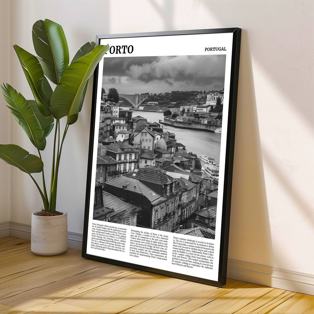 Porto Portugal Travel Print Wall Decor Wall Art Porto Wall Hanging Home Décor Porto Gift Art Lovers Portugal Art Lover Gift Print Art