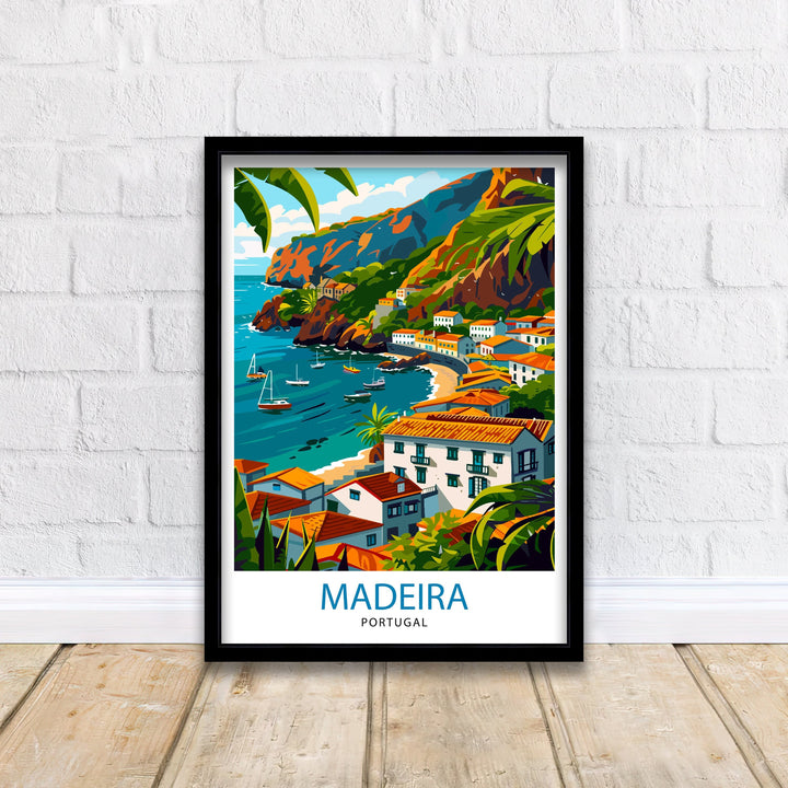 Madeira Portugal Print Madeira Decor Madeira Poster Madeira Art Madeira Wall Art Gift for Madeira Lovers Madeira Home Decor