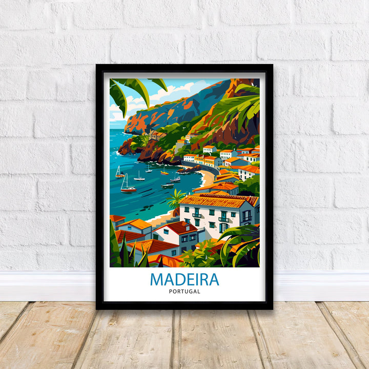 Madeira Portugal Poster Madeira Decor Madeira Poster Madeira Art Madeira Wall Art Gift for Madeira Lovers Madeira Home Decor