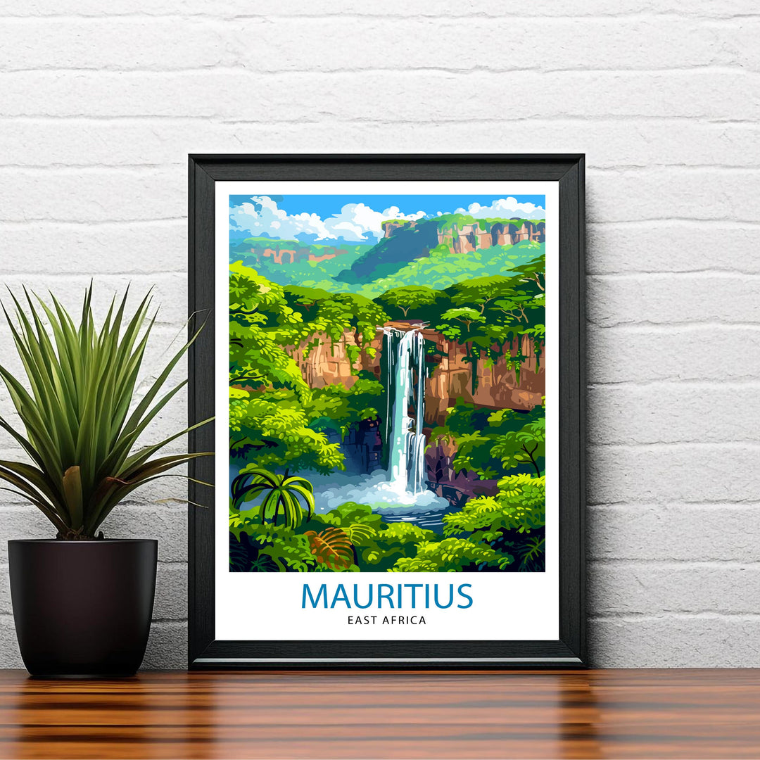 Mauritius Travel Poster Mauritius Poster