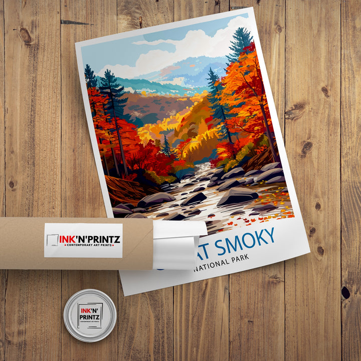 Great Smoky Mountains National Park Travel Poster