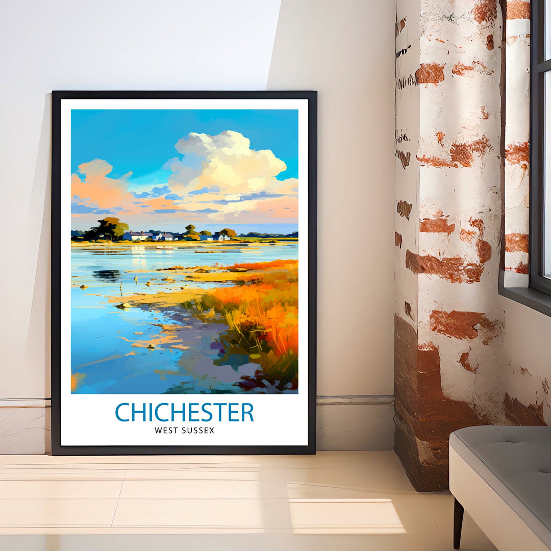 Chichester Harbour Travel Poster Chichester Harbour