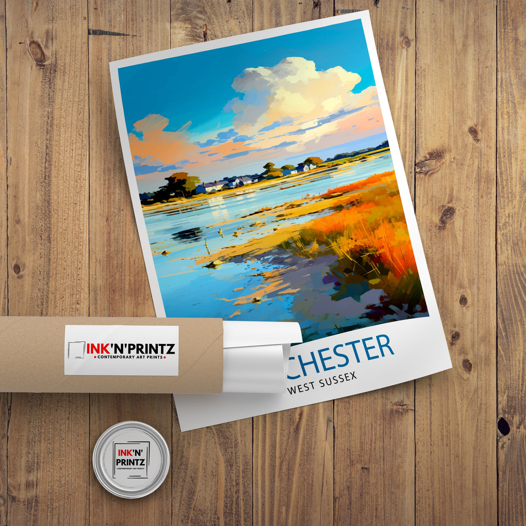 Chichester Harbour Travel Poster Chichester Harbour