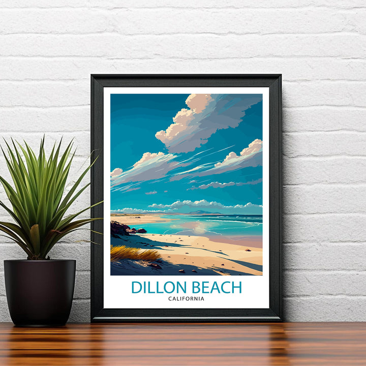 Dillon Beach California Travel Poster