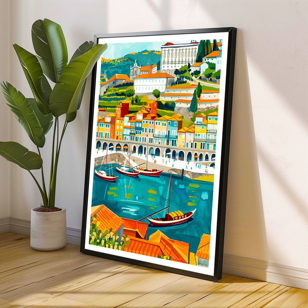 Porto Portugal Travel Poster