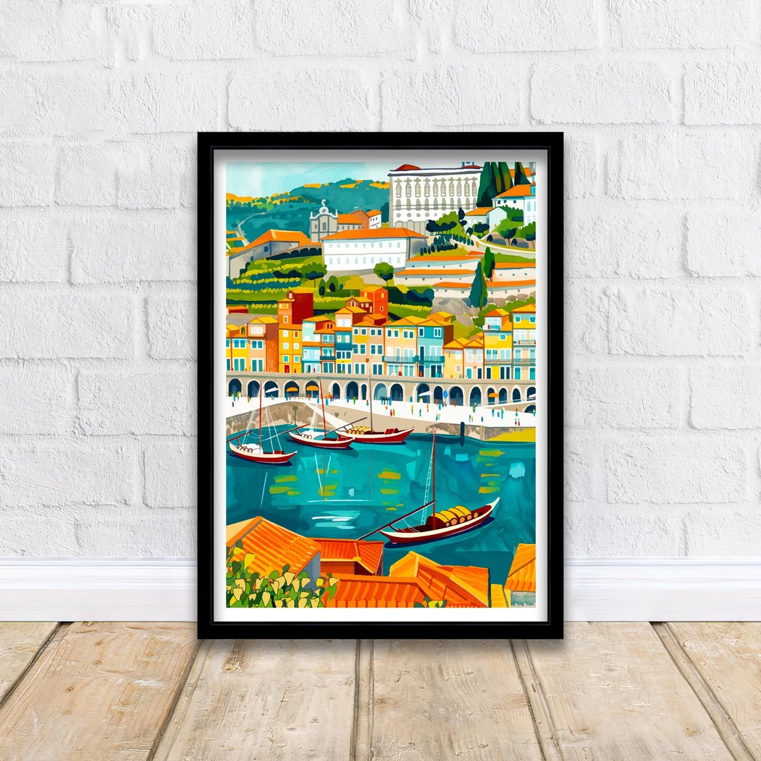 Porto Portugal Travel Poster