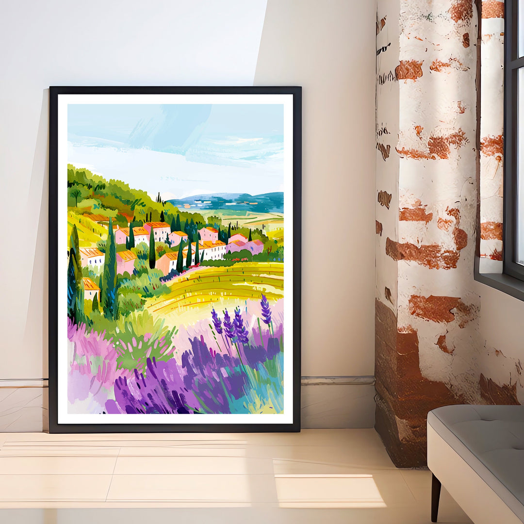 Provence France Travel Print Wall Decor Wall Art Provence Wall Hanging Home Décor Provence Gift Art Lovers France Art Lover Gift Print Art