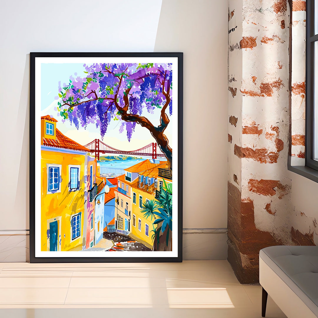 Lisbon Portugal Travel Print Wall Decor Wall Art Lisbon Wall Hanging Home Décor Lisbon Gift Art Lovers Portugal Art Lover Gift Print Art