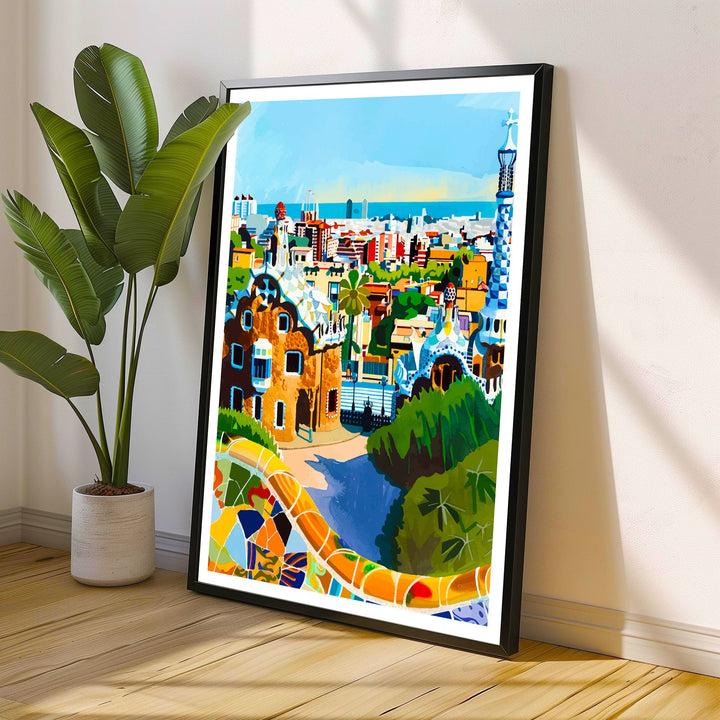 Barcelona Spain Travel Print Barcelona Wall Decor Barcelona Poster Spain Travel Prints Barcelona Art Print Barcelona