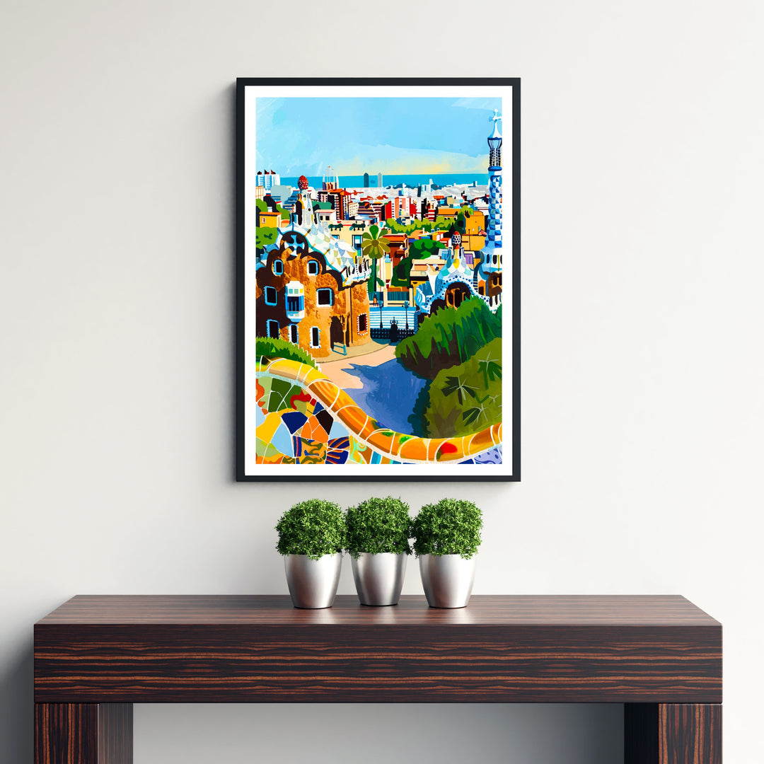 Barcelona Spain Travel Print Barcelona Wall Decor Barcelona Poster Spain Travel Prints Barcelona Art Print Barcelona