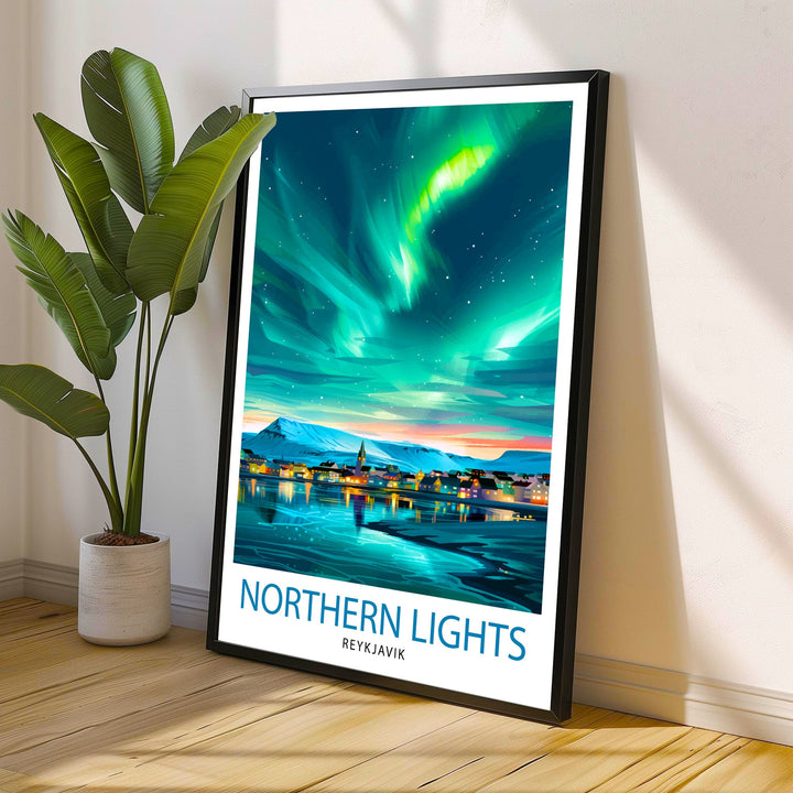 Northern Lights Travel Print