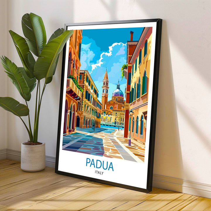 Padua Italy Travel Poster