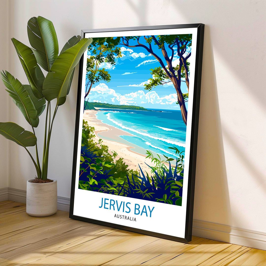 Jervis Bay Australia Travel Poster