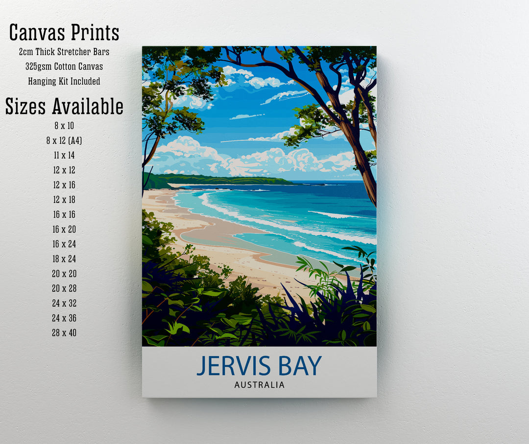 Jervis Bay Australia Travel Print Wall Decor Wall Art Jervis Bay Wall Hanging Home Décor Jervis Bay Gift Art Lovers Australia Art Lover Gift