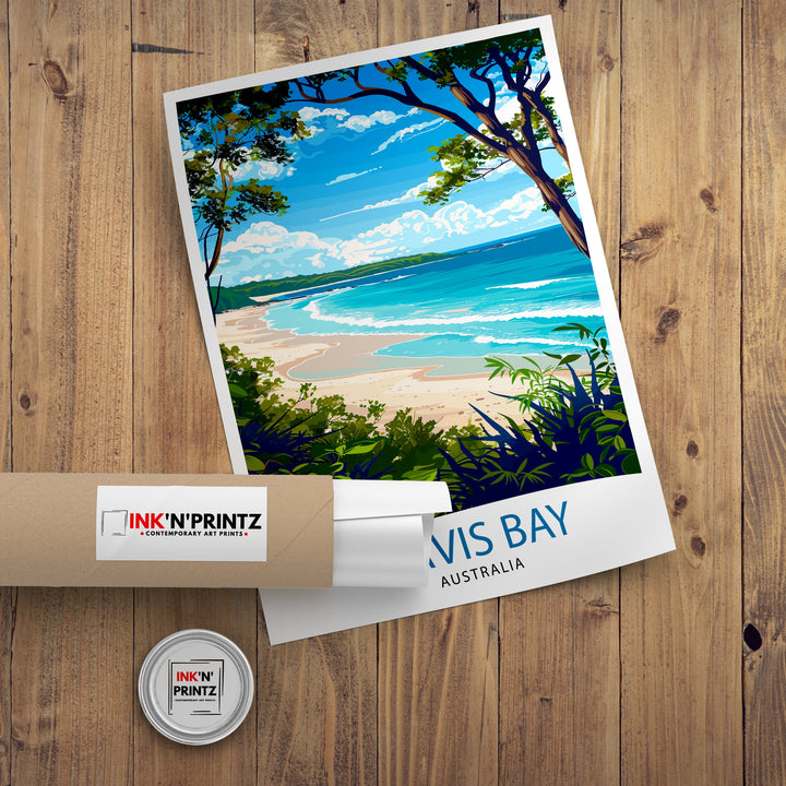 Jervis Bay Australia Travel Poster