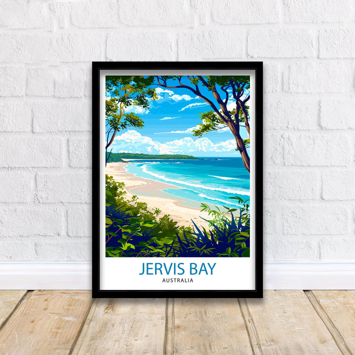 Jervis Bay Australia Travel Poster