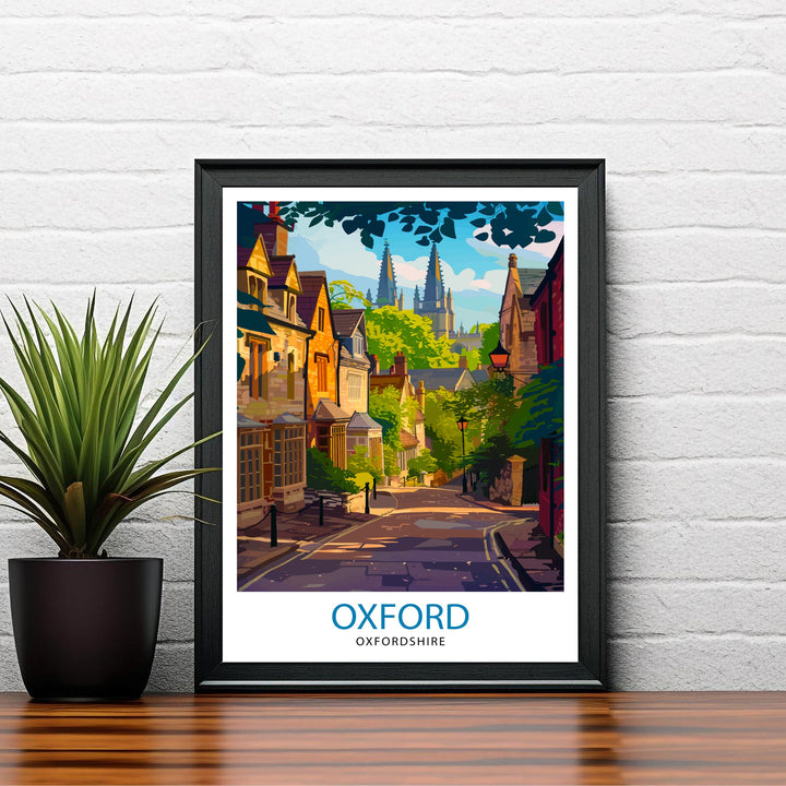 Oxford England Travel Print Wall Decor Wall Art Oxford Wall Hanging Home Décor Oxford Gift Art Lovers UK Art Lover