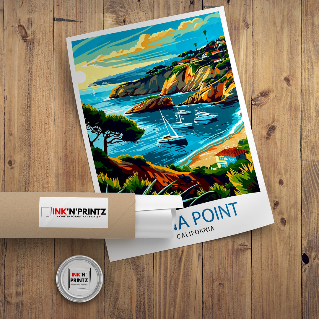 Dana Point California Travel Poster