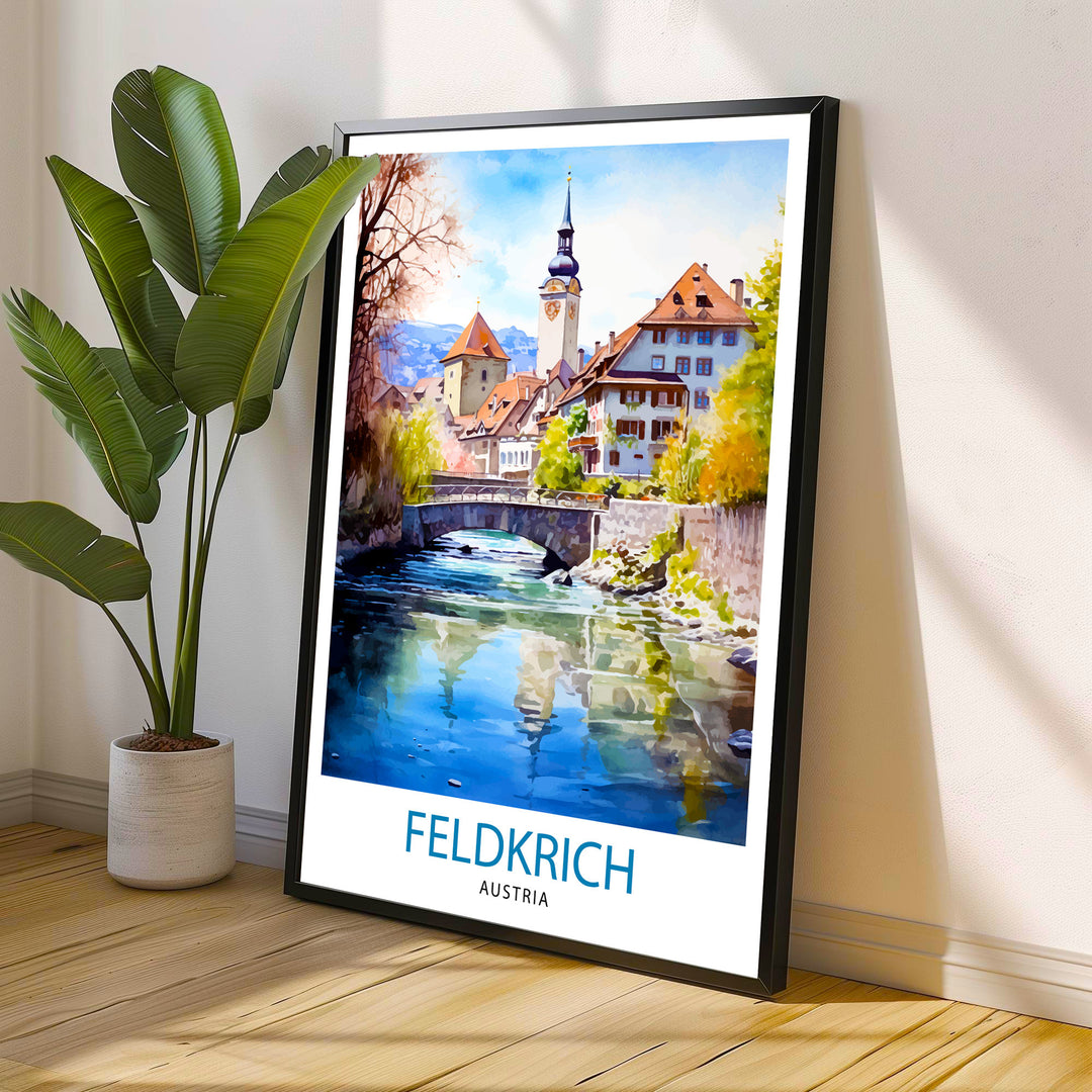 Feldkirch Austria Travel Poster