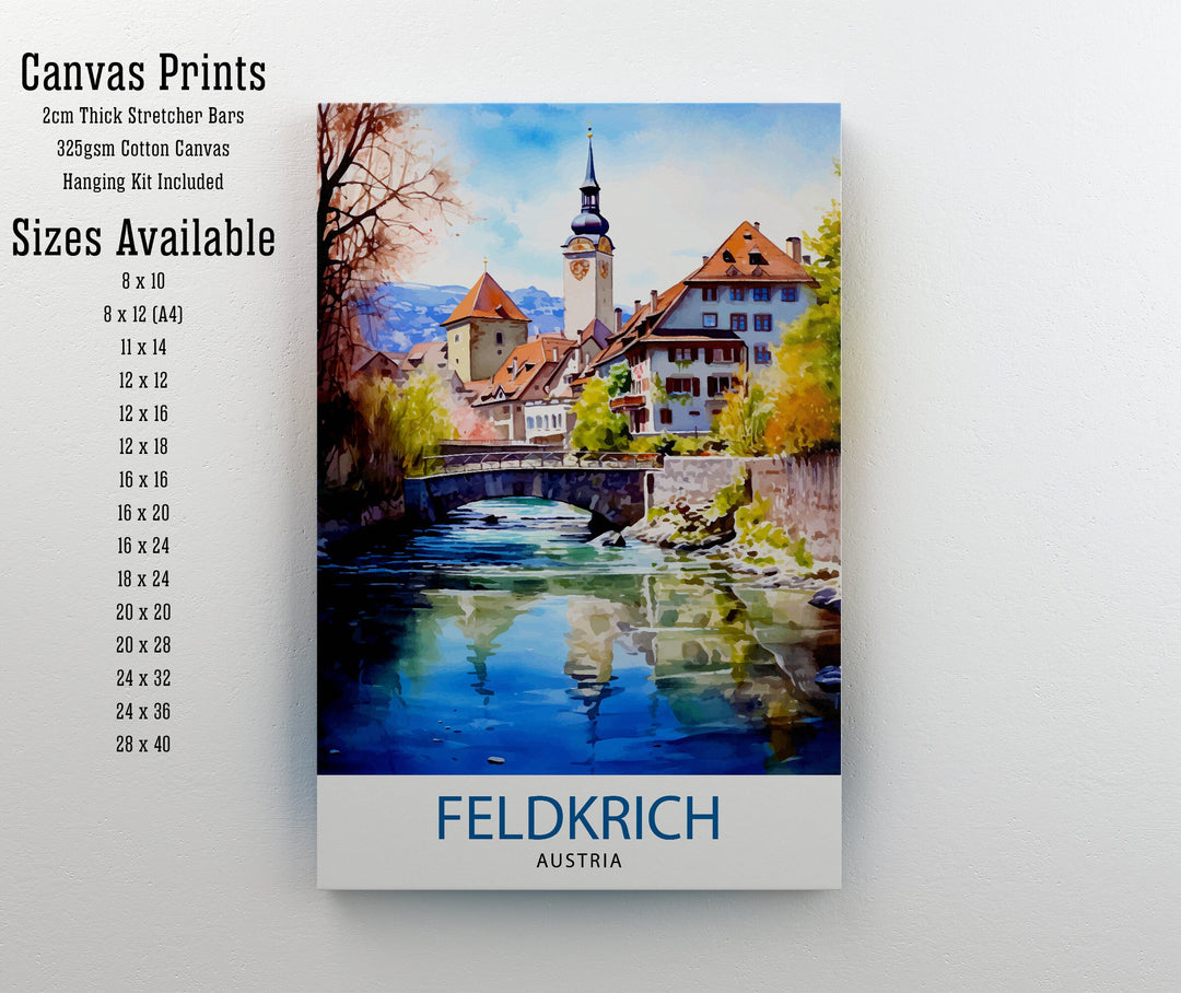 Feldkirch Austria Travel Poster