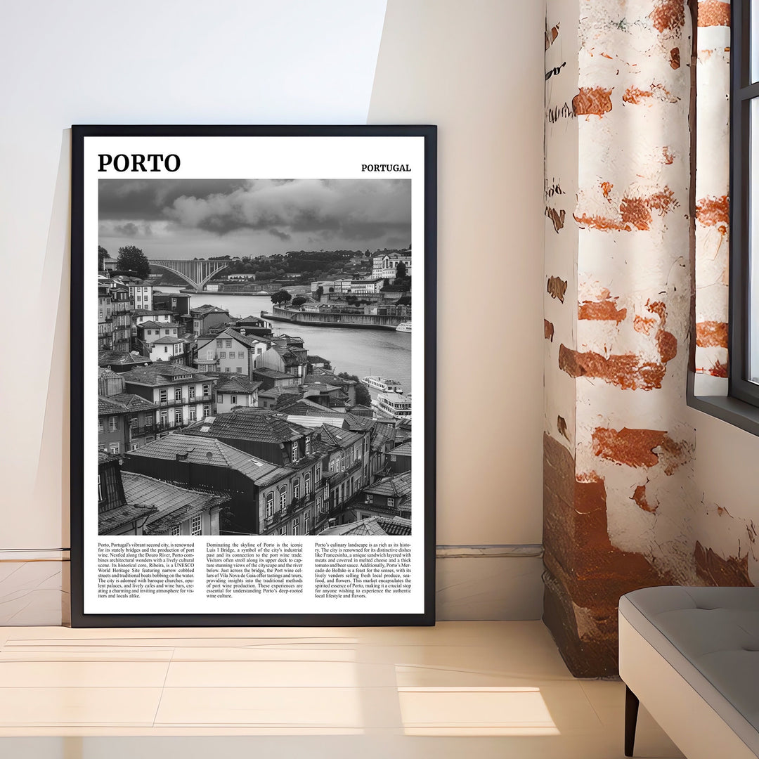 Porto Portugal Travel Print Wall Decor Wall Art Porto Wall Hanging Home Décor Porto Gift Art Lovers Portugal Art Lover Gift Print Art