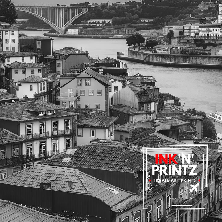 Porto Portugal Travel Print Wall Decor Wall Art Porto Wall Hanging Home Décor Porto Gift Art Lovers Portugal Art Lover Gift Print Art