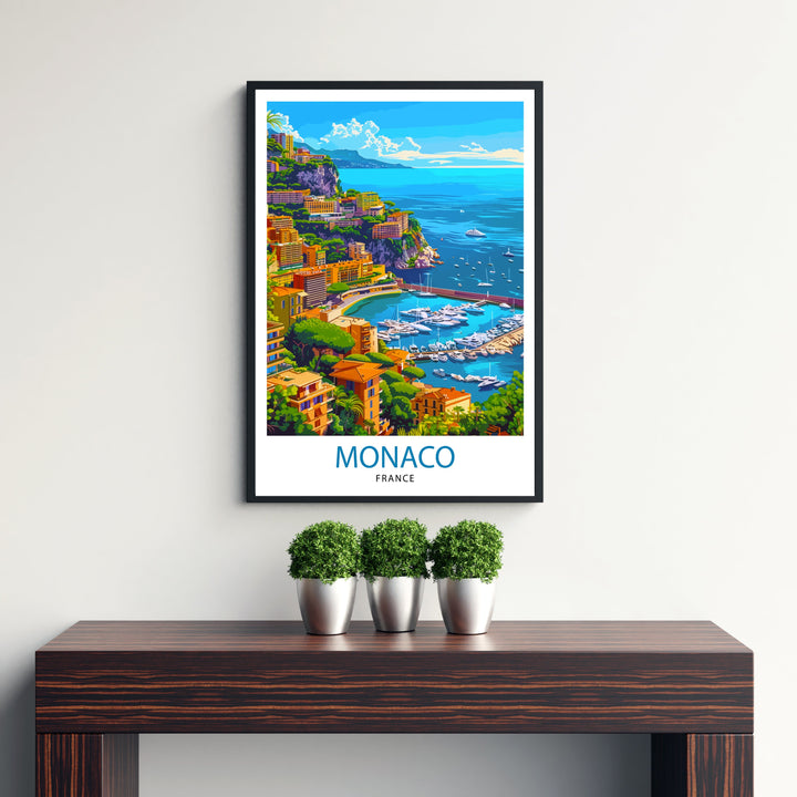 Monaco Travel Poster