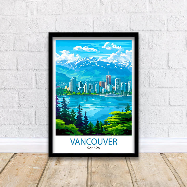 Vancouver Travel Poster Vancouver