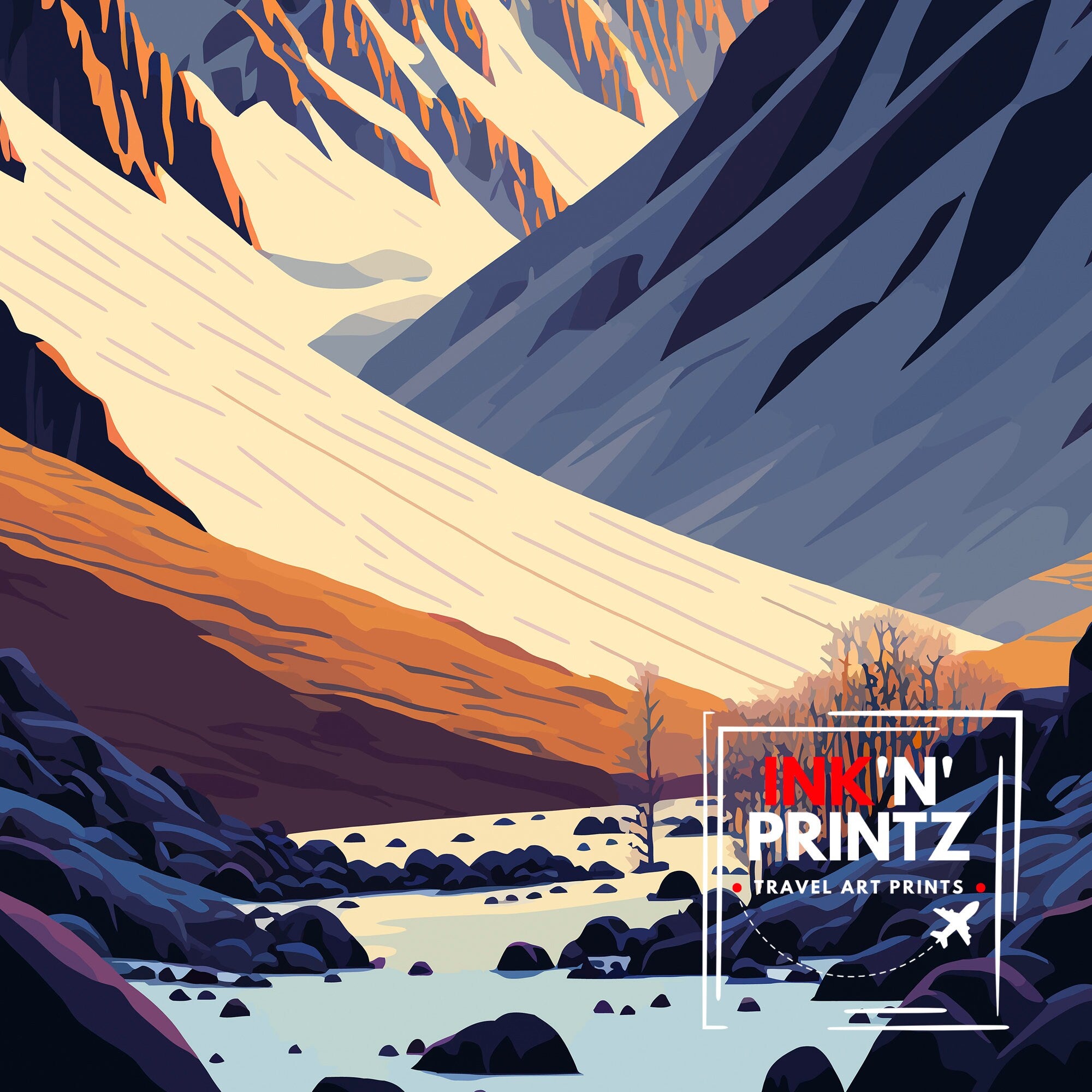 Ben Nevis Scotland Print, Scottish Highlands Wall Art