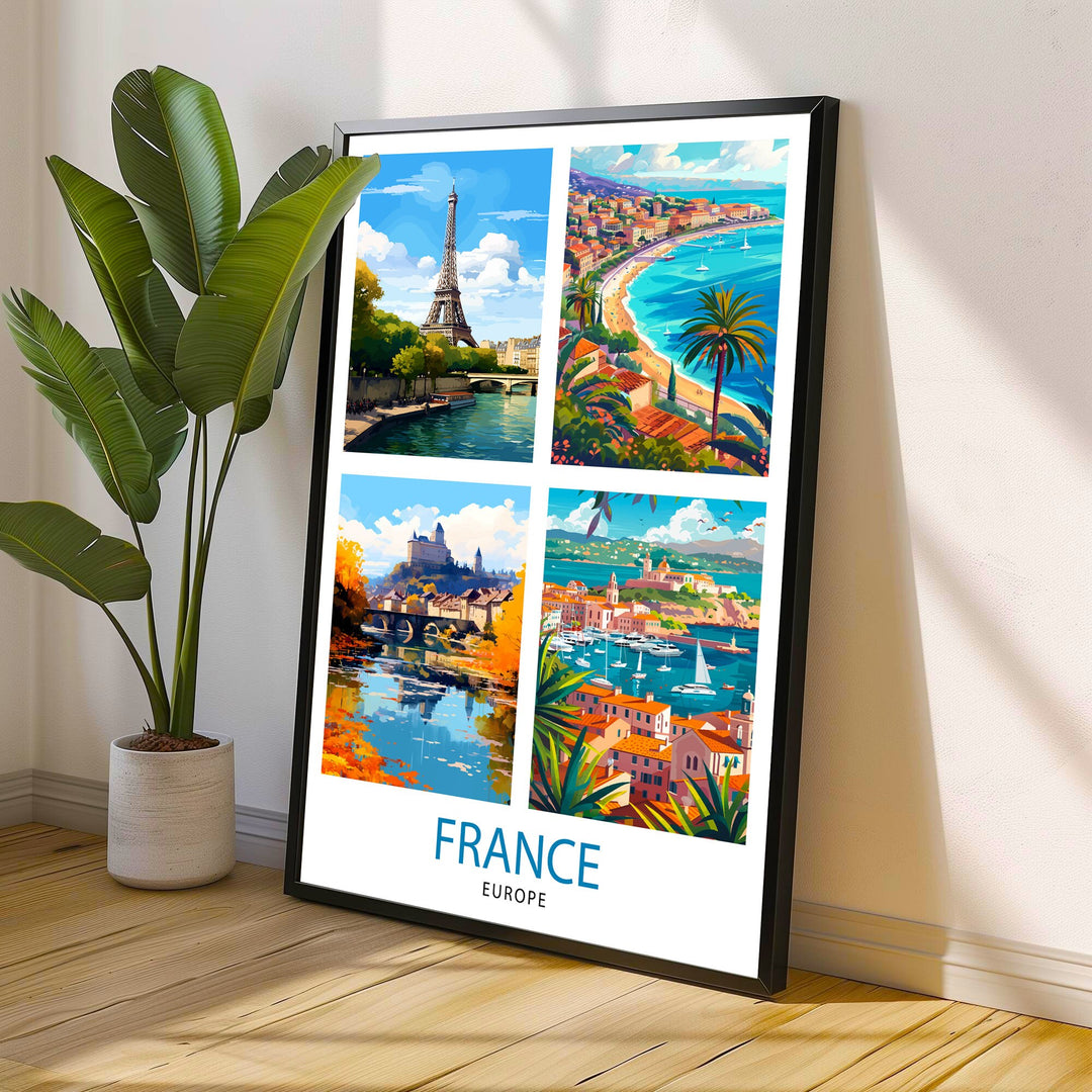 France Travel Print