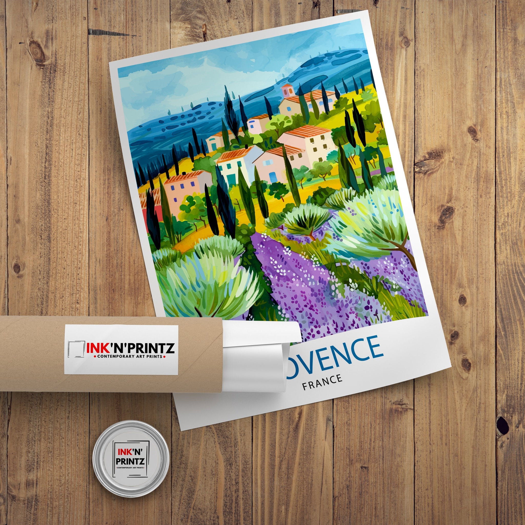Provence France Travel Print Wall Decor Wall Art Provence Wall Hanging Home Décor Provence Gift Art Lovers France Art Lover Gift Print Art