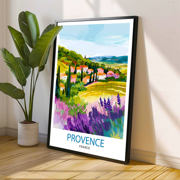 Provence France Travel Poster