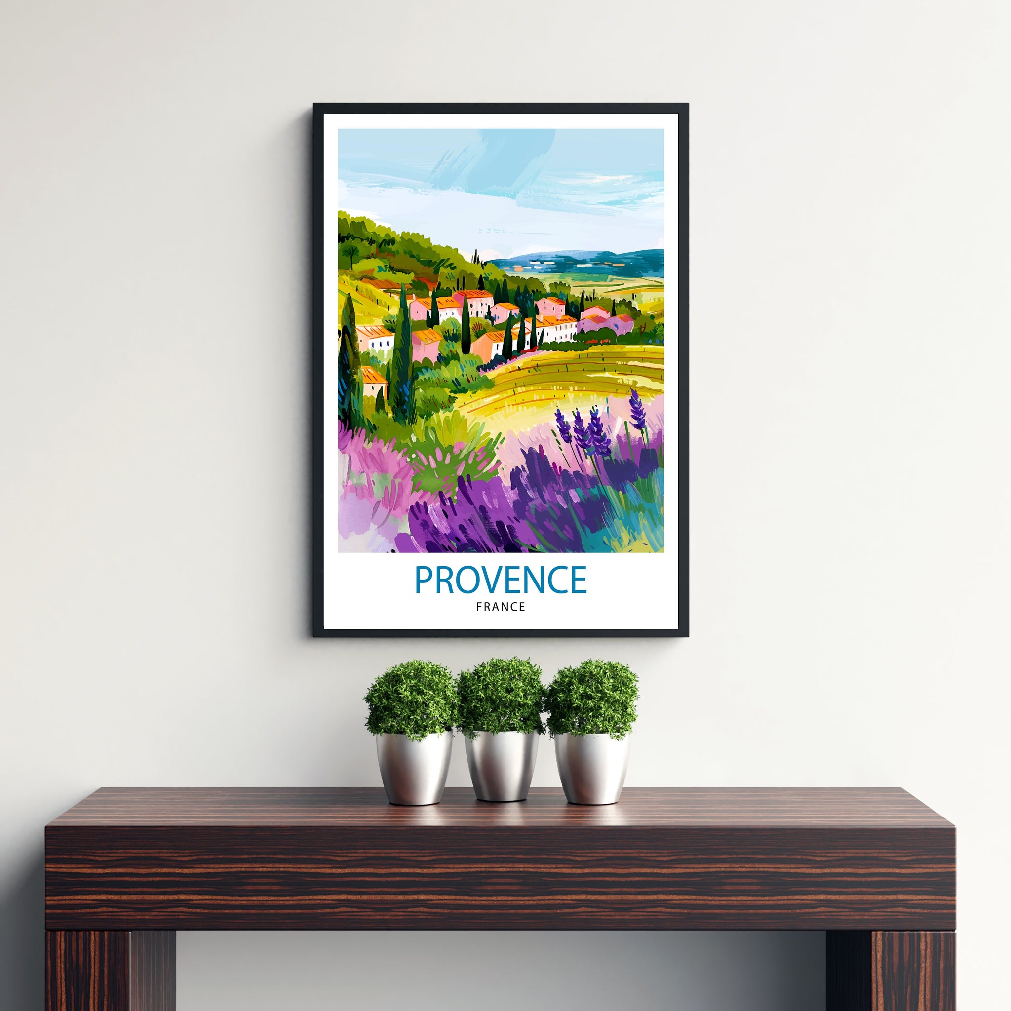 Provence France Travel Print Wall Decor Wall Art Provence Wall Hanging Home Décor Provence Gift Art Lovers France Art Lover Gift Print Art