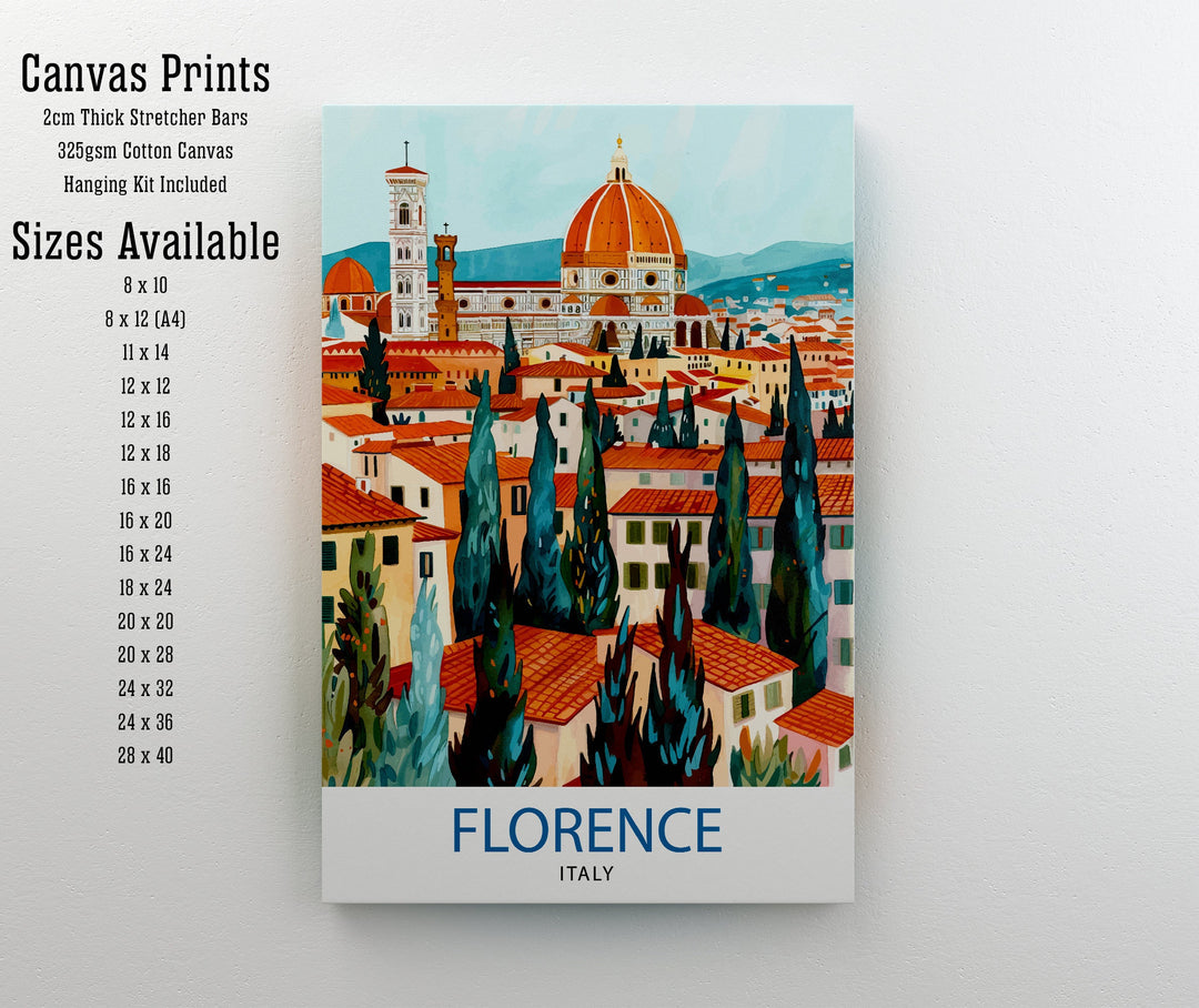 Florence Italy Travel Poster Florence