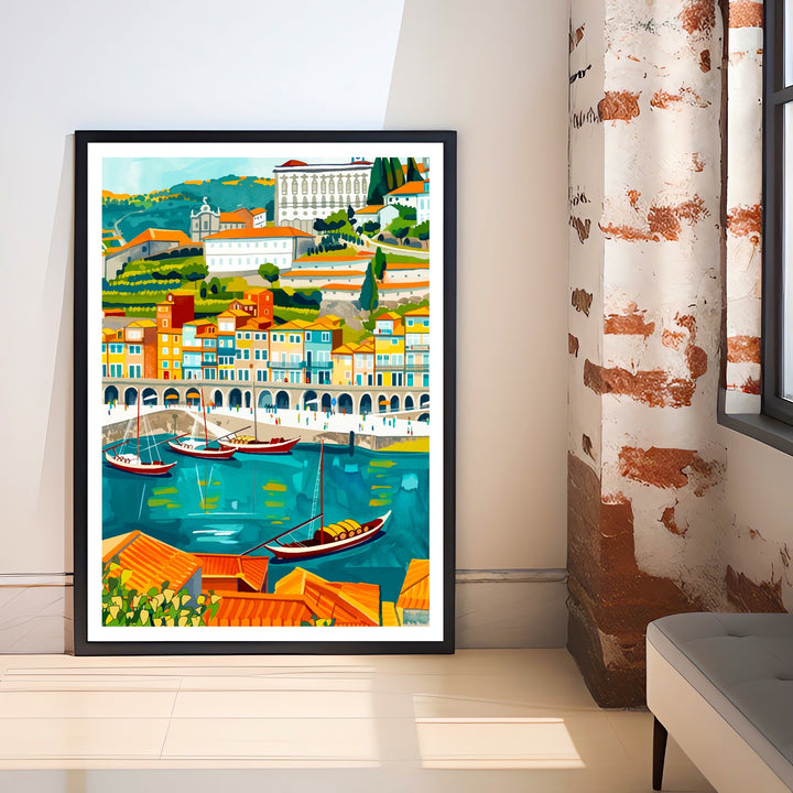 Porto Portugal Travel Poster