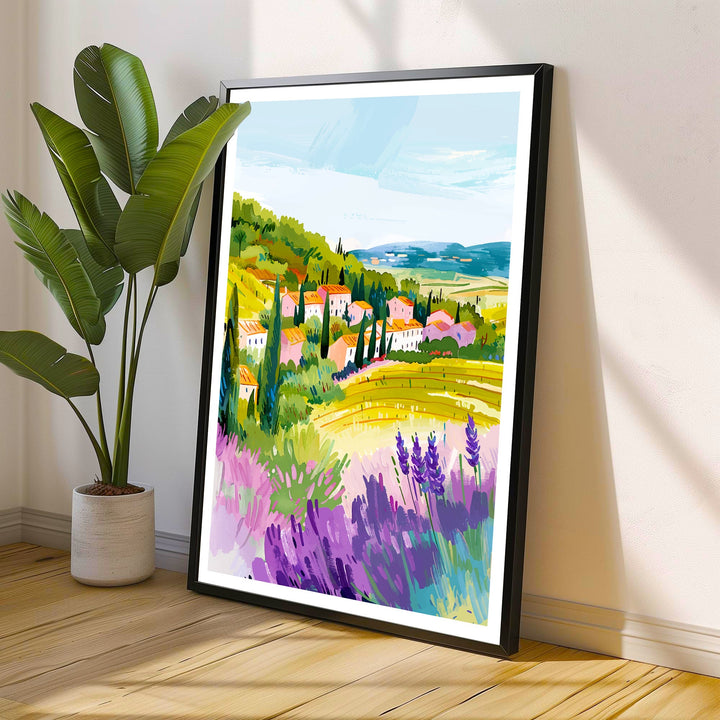 Provence France Travel Print Wall Decor Wall Art Provence Wall Hanging Home Décor Provence Gift Art Lovers France Art Lover Gift Print Art