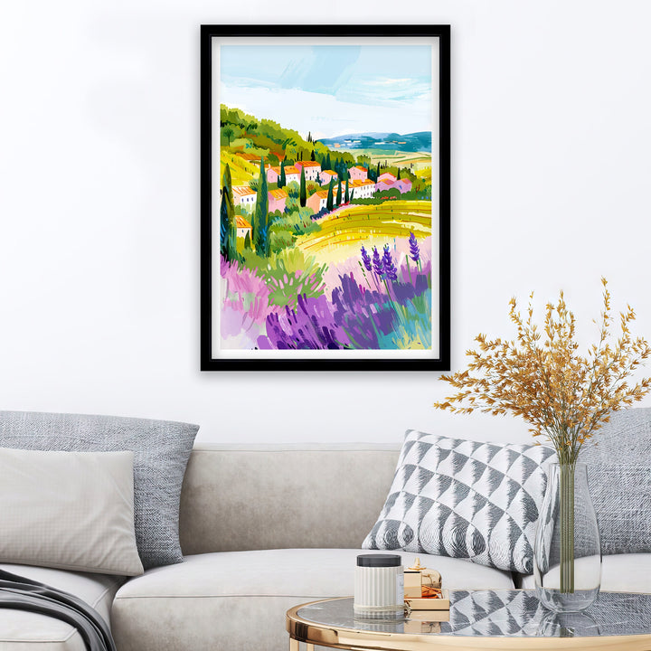 Provence France Travel Print Wall Decor Wall Art Provence Wall Hanging Home Décor Provence Gift Art Lovers France Art Lover Gift Print Art