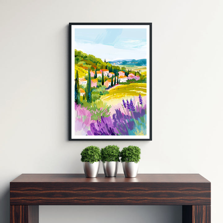 Provence France Travel Print Wall Decor Wall Art Provence Wall Hanging Home Décor Provence Gift Art Lovers France Art Lover Gift Print Art