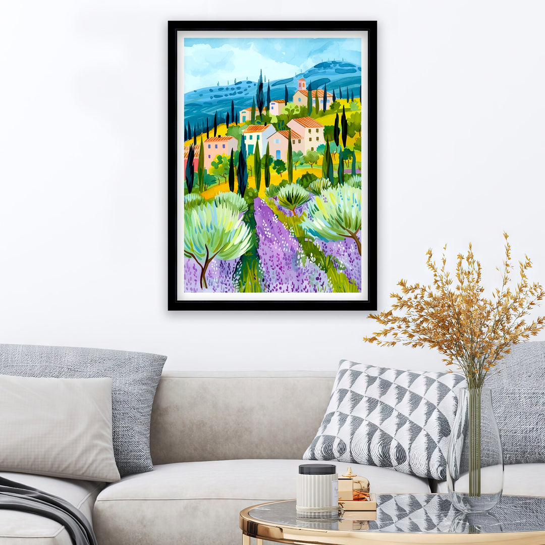 Provence France Travel Print Wall Decor Wall Art Provence Wall Hanging Home Décor Provence Gift Art Lovers France Art Lover Gift Print Art