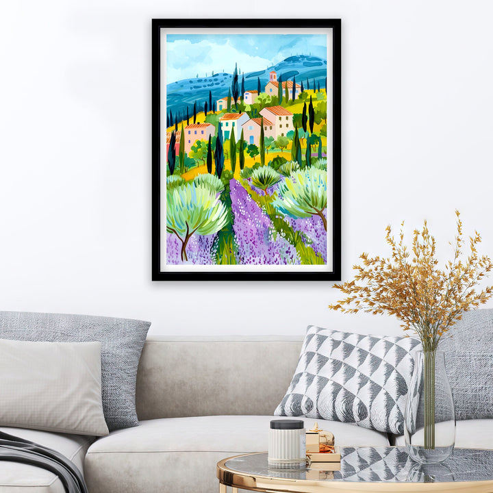 Provence France Travel Print Wall Decor Wall Art Provence Wall Hanging Home Décor Provence Gift Art Lovers France Art Lover Gift Print Art