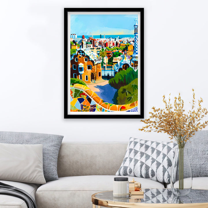 Barcelona Spain Travel Print Barcelona Wall Decor Barcelona Poster Spain Travel Prints Barcelona Art Print Barcelona