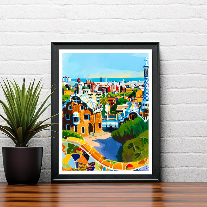 Barcelona Spain Travel Print Barcelona Wall Decor Barcelona Poster Spain Travel Prints Barcelona Art Print Barcelona